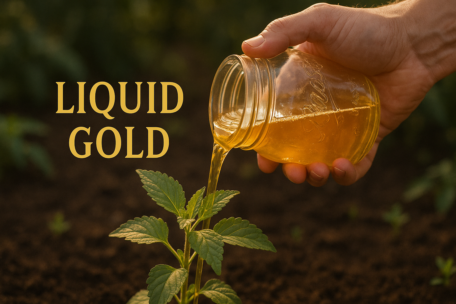 Liquid Gold: The secret sauce your garden's been missing