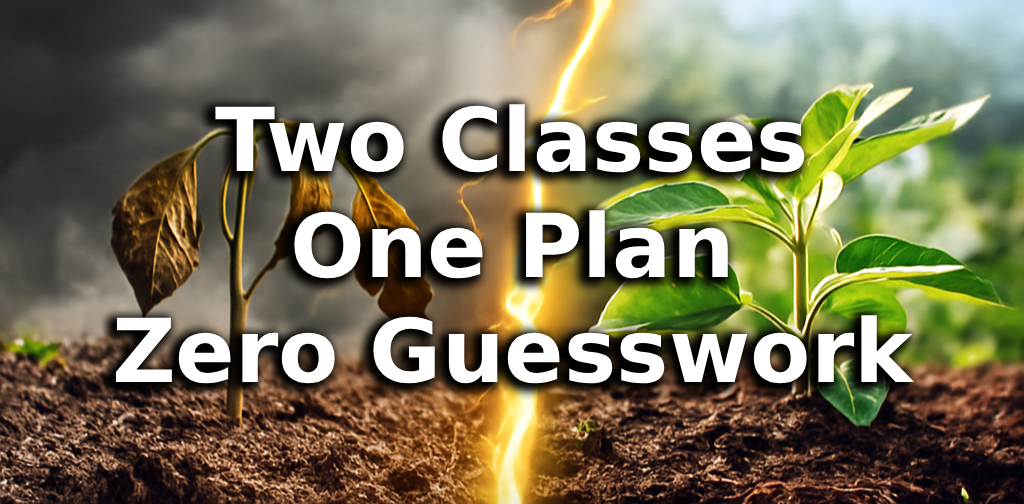 Two Classes. One Plan. Zero Guesswork (Part 1)
