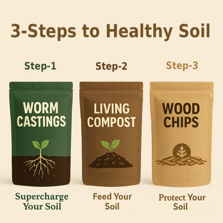 3 Steps to healthy soil